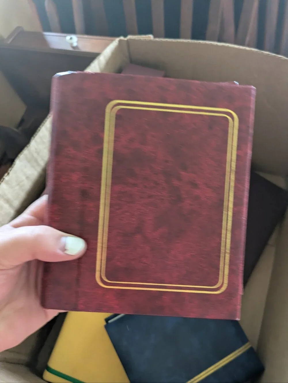 Lot of 6 Vintage & Modern Photo Albums - Assorted Sizes & Styles - Box Cleanout